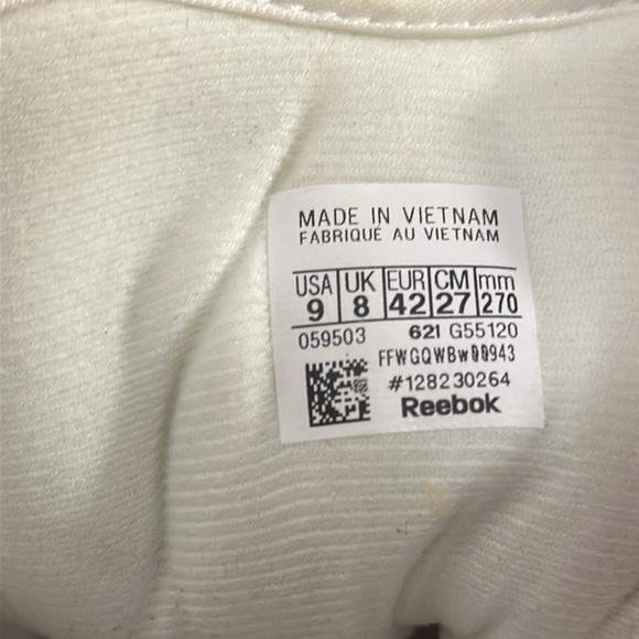 Reebok Allen Iverson #3 question mid pink toe men’s suede White and Pink Shoes - Picture 9 of 9